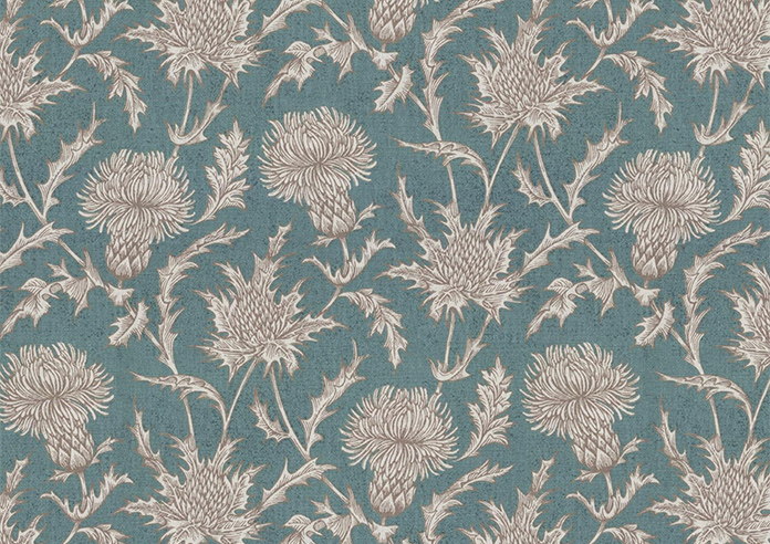 Carlina, Teal - Twist&Fit Roman Blind - Image 7